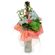 Соната. Изысканный нежный букет из лилий, роз и альстромерий, оформленный в современном стиле. 